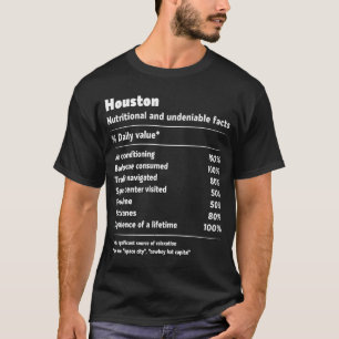 Camiseta Hechos innegables de Houston Definición de la ciud