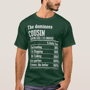 Camiseta Hechos nutricionales de la tripulación de un primo