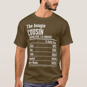 Camiseta Hechos nutricionales de la tripulación de un primo