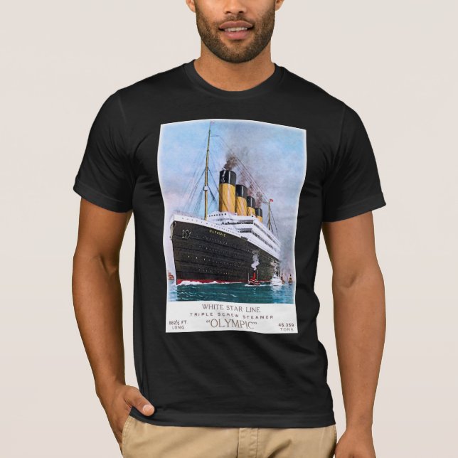 Camiseta Hechos olímpicos del viaje del RMS (Anverso)