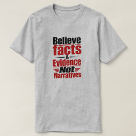 Camiseta "Hechos y Evidencia"
