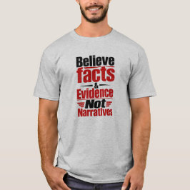 Camiseta "Hechos y Evidencia"
