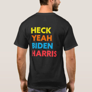 Camiseta Heck Yeah Biden Harris Personalizado Colors