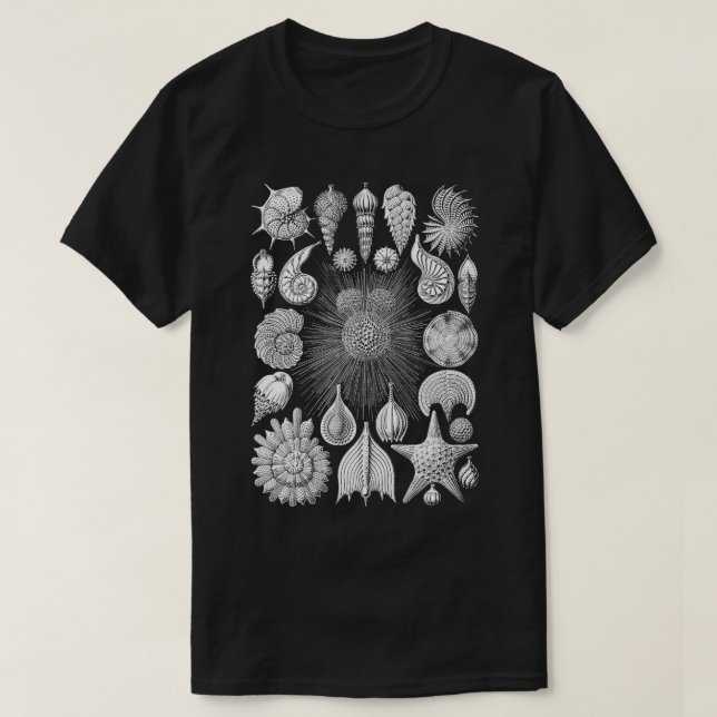 Camiseta Heckel Thalamophora Foraminifera Art (Diseño del anverso)