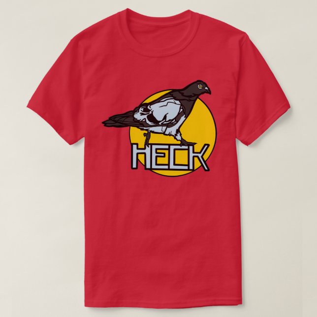 Camiseta Heckin pigeon (Diseño del anverso)