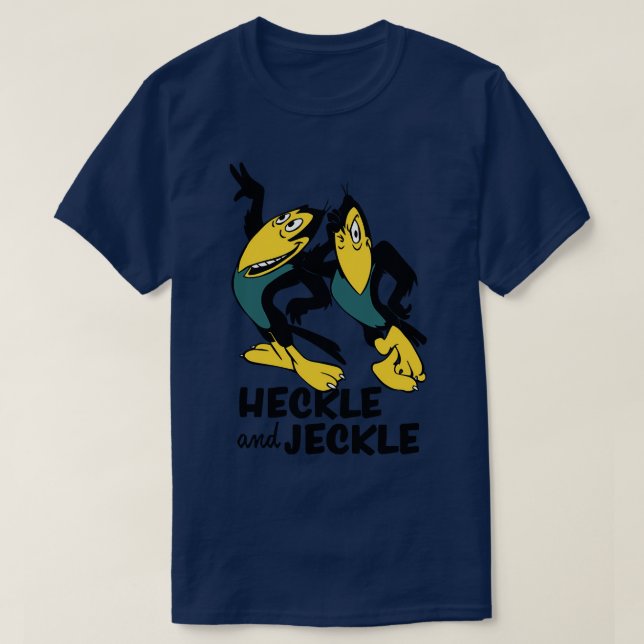 Camiseta Heckle y Jeckle Old toon (Diseño del anverso)