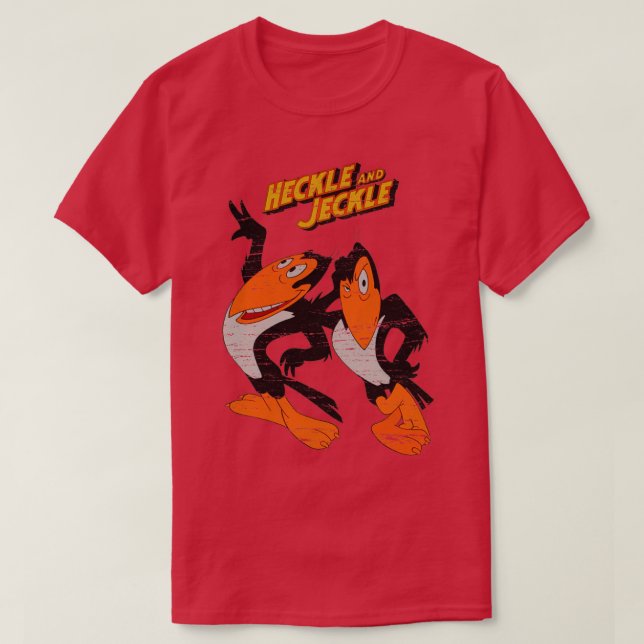 Camiseta Heckle y Jeckle toon Vintage (Diseño del anverso)