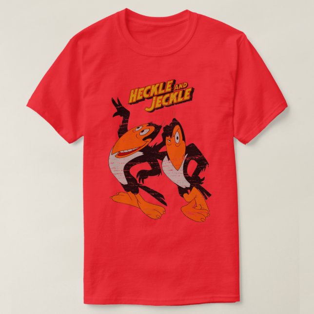 Camiseta Heckle y Jeckle toon Vintage (Diseño del anverso)