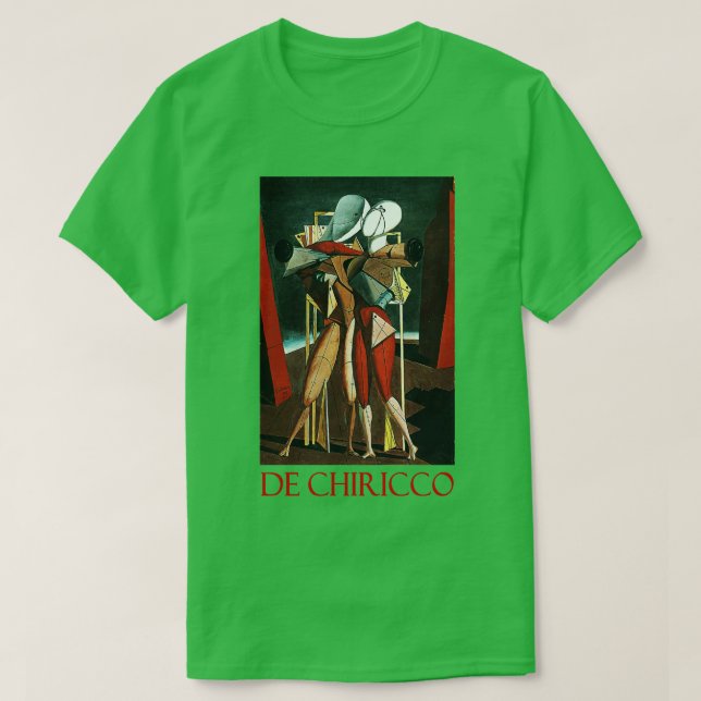 Camiseta Hector y Andromache 1912 por Giorgio de Chirico (Diseño del anverso)