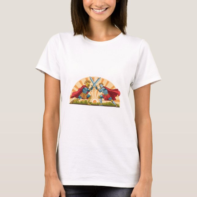 Camiseta Héctor y Aquiles (Anverso)