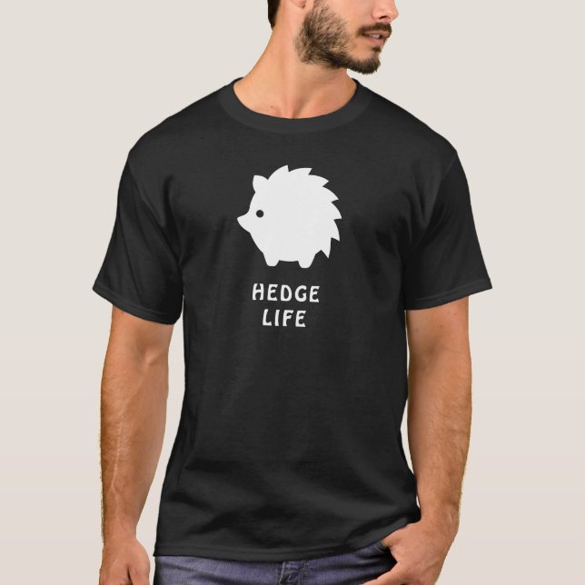Camiseta Hedge Life - Woodland Hedgehog Design (Anverso)