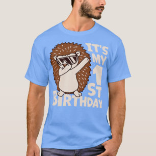 Camiseta hedgehog 1 cumpleaños dabbing 1