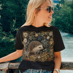 Camiseta Hedgehog al estilo del bosque William Morris