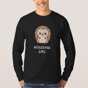 Camiseta Hedgehog Chica Funny Aesthetic Dueño Familia