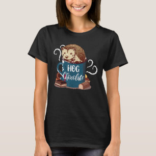 Camiseta Hedgehog Chocolate caliente Porcupine Hedgehog For
