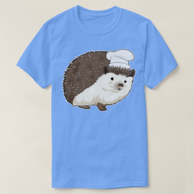 Camiseta Hedgehog Cook Chef gorra (Diseño del anverso)