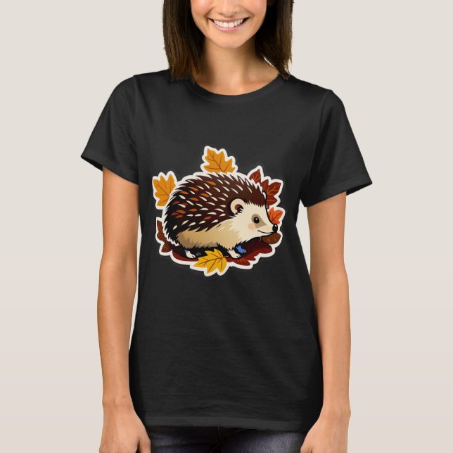Camiseta Hedgehog Cozy Forest Life (Anverso)