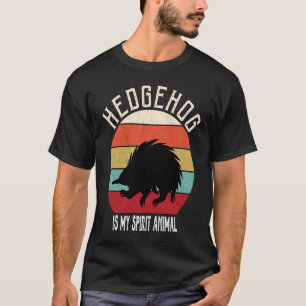Camiseta Hedgehog es mi espíritu Animal Hombres Mujeres Niñ