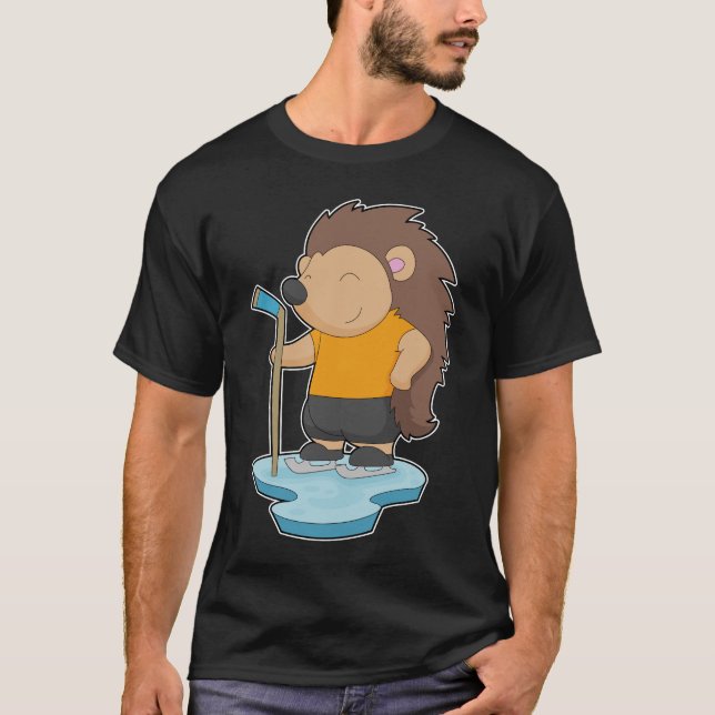 Camiseta Hedgehog Field hockey Hockey stick Deportes (Anverso)