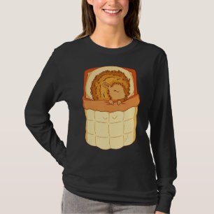 Camiseta Hedgehog Hedgehogs Nap Dormir Pajama Noche
