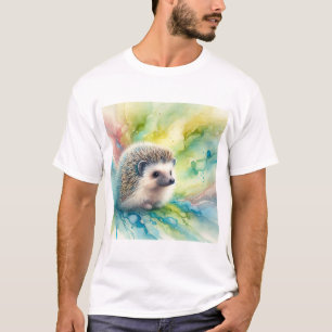 Camiseta Hedgehog in a Colorful Natural Scene 040924AREF120