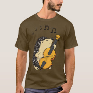 Camiseta Hedgehog Jugando A Cello