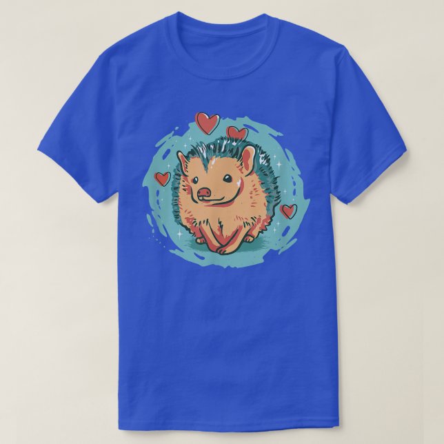 Camiseta Hedgehog love otoño hedgehog amigos garden hedge (Diseño del anverso)