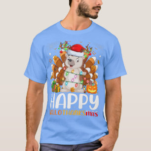 Camiseta Hedgehog Lover Navidades de Halloween Feliz Hallot