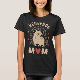 Camiseta Hedgehog Mom Cute Hedgehog Día de la Madre H