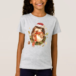 Camiseta Hedgehog Navidades Cute