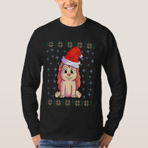 Camiseta Hedgehog Navidades Shirys Boys Santa Hat Hedgehog