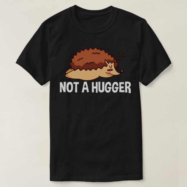 Camiseta Hedgehog No Es Un Hugre (Diseño del anverso)