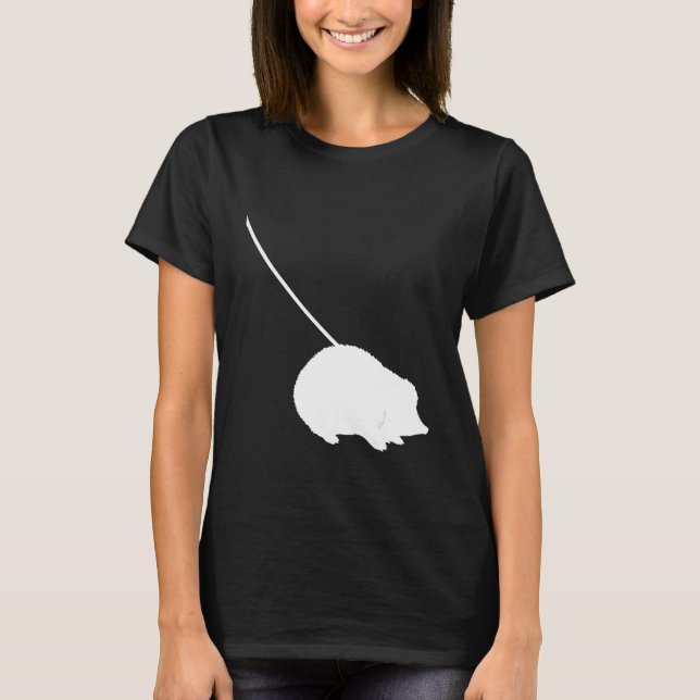 Camiseta Hedgehog on a Leash  Cute  Pet Animal (Anverso)