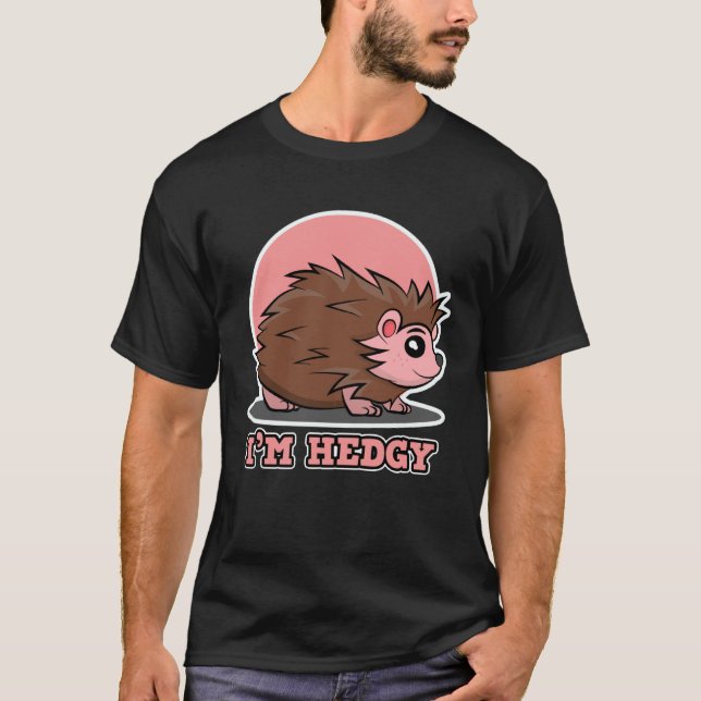 Camiseta Hedgehog para hombres y mujeres soy Hedgy (Anverso)
