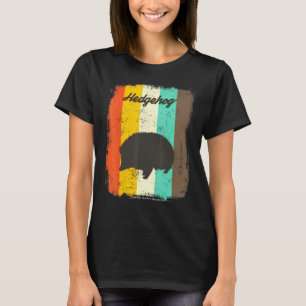 Camiseta Hedgehog Retro 70 Animal de color