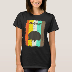 Camiseta Hedgehog Retro 70 Animal de época