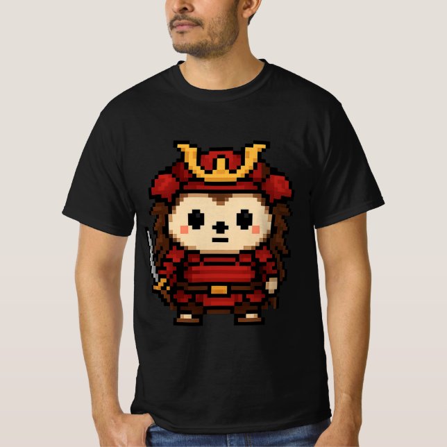 Camiseta hedgehog samurai (Anverso)