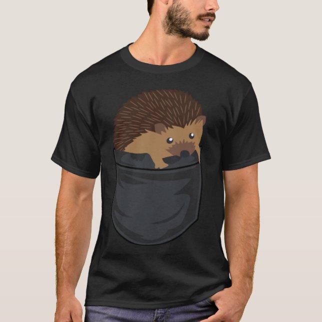 Camiseta Hedgehog Shirt Hedgehog en la bolsa T-Sh (Anverso)