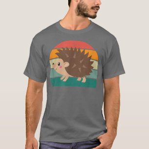 Camiseta Hedgehog spines ball otoño hojas espinas hedgehog