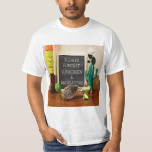 Camiseta Hedgehog Sunscreen y Margaritas