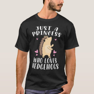 Camiseta Hedgehog, una princesa que ama a los erizos