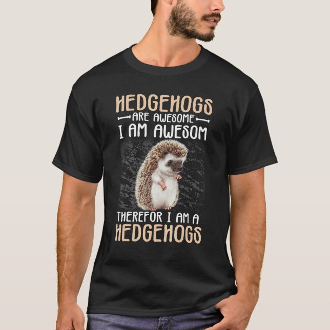 Camiseta Hedgehogs Are Awesome Kids Girls Boys Hedgehog (Anverso)