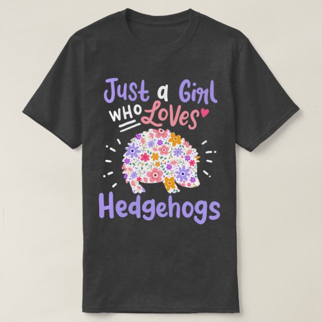 Camiseta Hedgehogs Hedgehog Lover (Diseño del anverso)