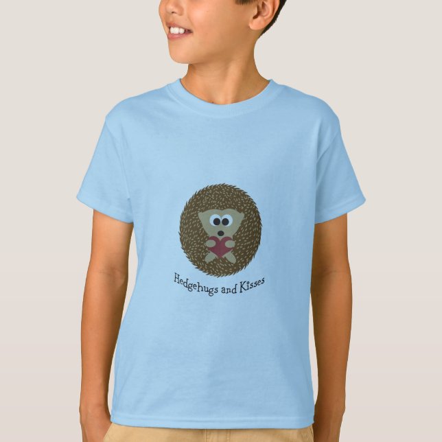 Camiseta Hedgehugs and Kisses Hedgehog (Anverso)