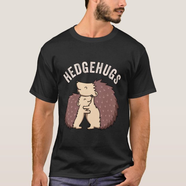 Camiseta Hedgehugs Hedge Hugs Hedgehog Hedge Hog (Anverso)