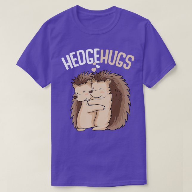 Camiseta Hedgehugs Hedgehog Mujeres Niños Chicas (Diseño del anverso)