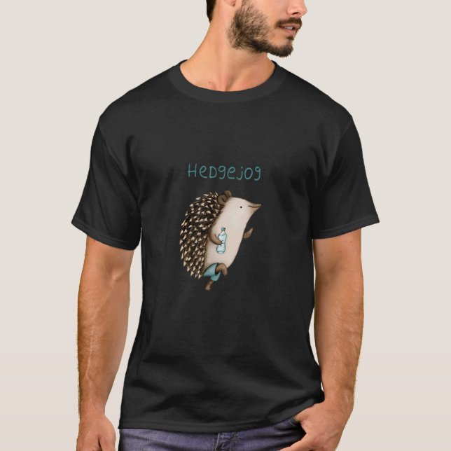 Camiseta Hedgejog Running Hedgehogs Hedgehogs Apparel 1 (Anverso)
