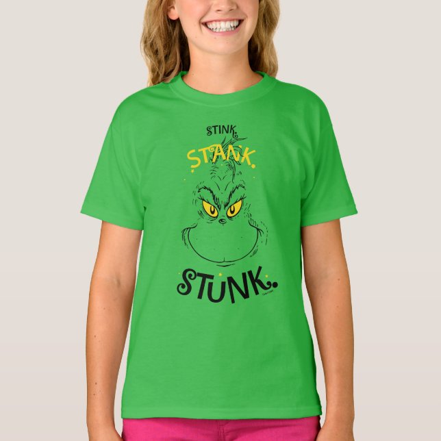 Camiseta Hedor Hedor Hediondo Señor Grinch (Anverso)