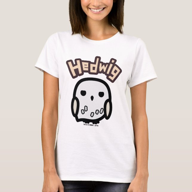 Camiseta Hedwig Cartoon Character Art (Anverso)