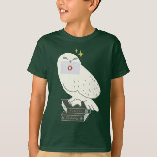 Camiseta Hedwig con carta Dibujo caprichoso